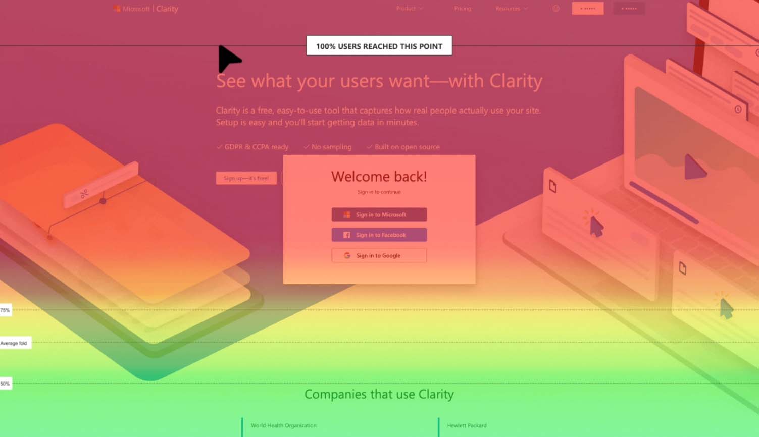 MS Clarity UX audit