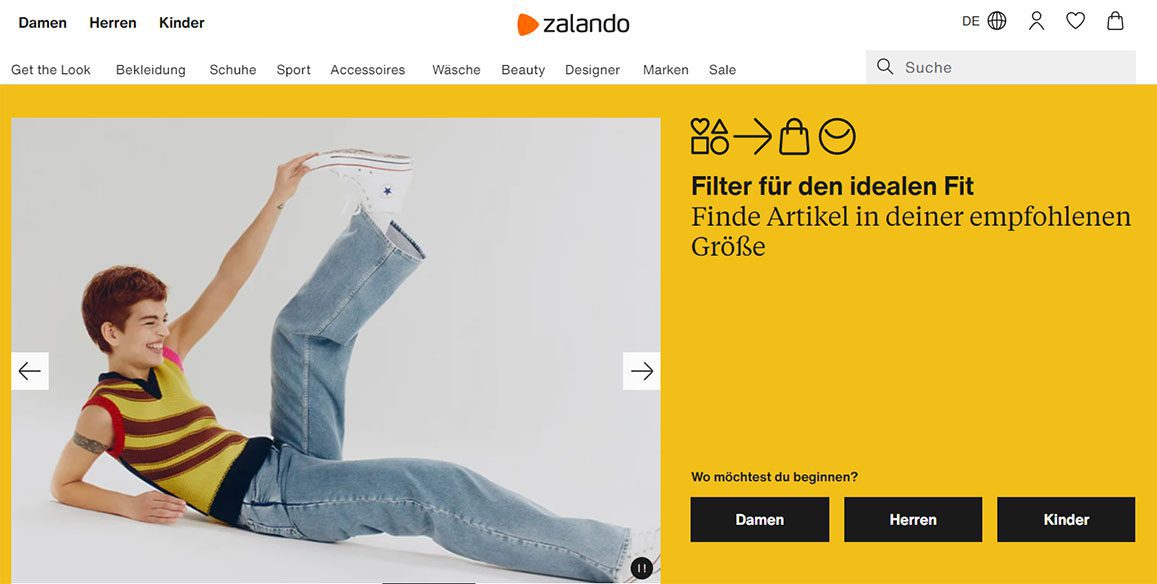 Zalando e-commerce Švajčiarsko