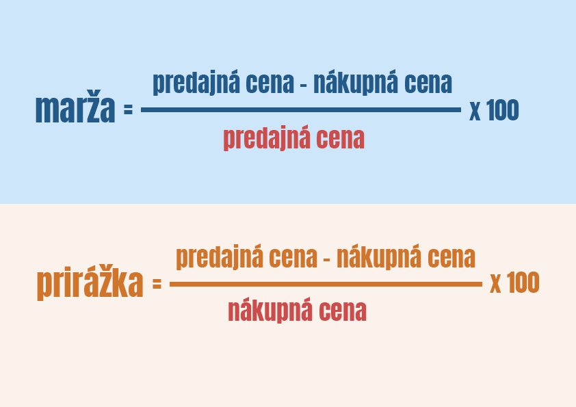 vzorec na výpočet hrubej marže