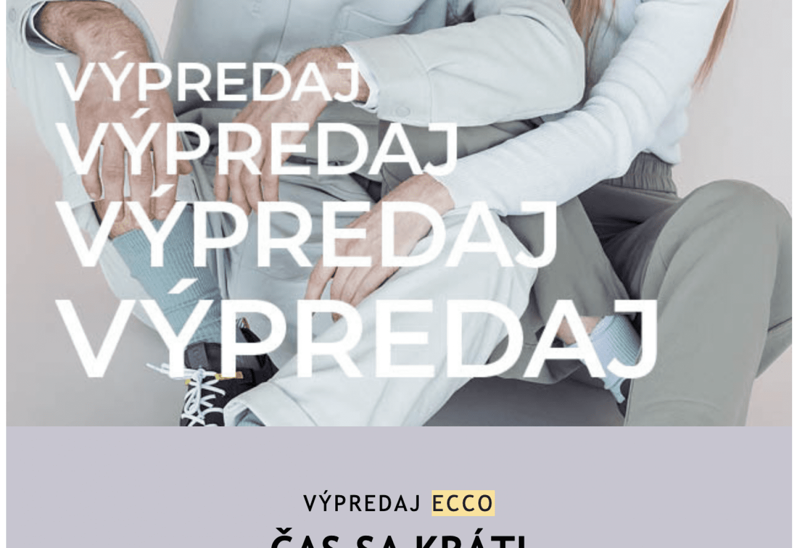 Remarketing email kampaň ECCO Remarketing ECCO cez email
