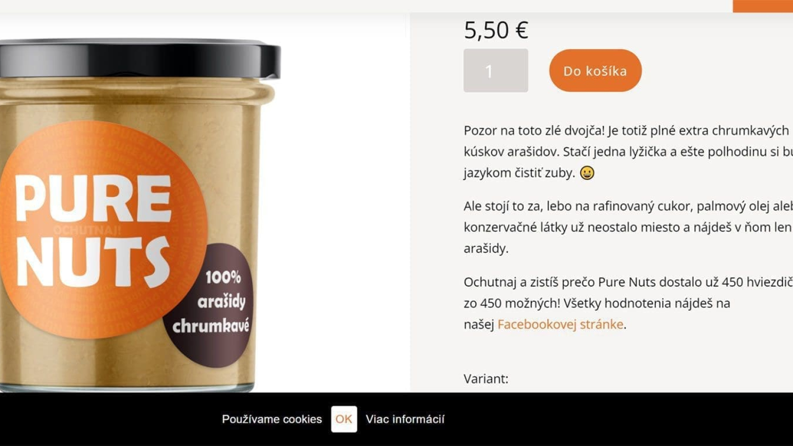 Upozornenie na používanie cookies