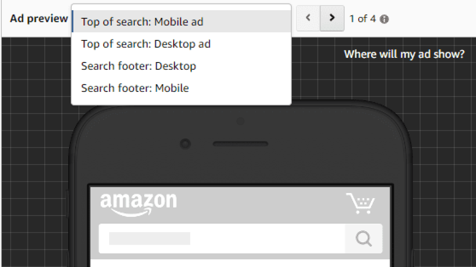 Amazon reklamy pre mobilné zariadenia