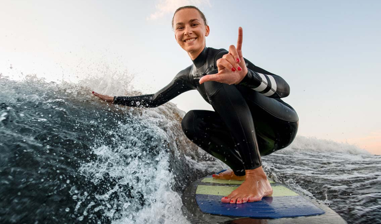 ustať vlnu surf